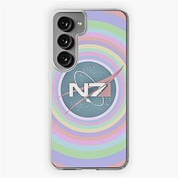 Mass Effect N7 NASA pastel  Samsung Galaxy Soft Case