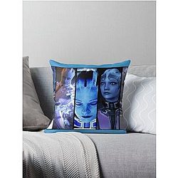 Mass Effect - Liara Throw Pillow