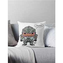 Grunt - Mass Effect Throw Pillow