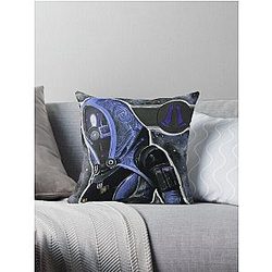 Mass Effect Tali Zorah Throw Pillow