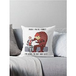 Mass Effect - Wrex and Mordin Throw Pillow