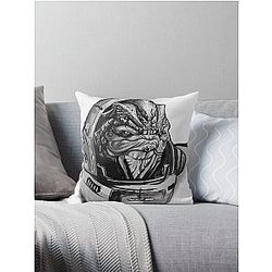 Grunt Mass Effect Throw Pillow