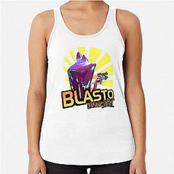 Mass Effect - BLASTO wquote  Racerback Tank Top