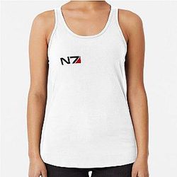N7 Mass effect emblem! Racerback Tank Top