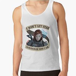 Paragon Shepard Mass Effect Tank Top