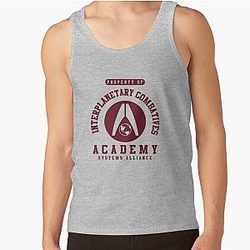 Interplanetary Combatives Academy - Mass Effect - Red Tank Top