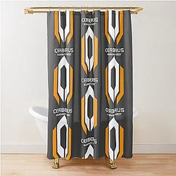 Mass Effect - Custom Cerberus Logo Shower Curtain