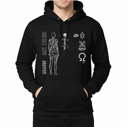Mass Effect Hoodie Line Art