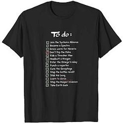 Commanders To Do List PTTT2304 Mass Effect T-Shirts