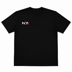 Minimalist N7 Logo Tee LA 1206 Mass Effect T-Shirts