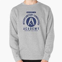 Interplanetary Combatives Academy - Mass Effect - Navy Pullover Sweatshirt
