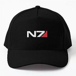 Mass Effect N7 Logo - White Colour Baseball Cap