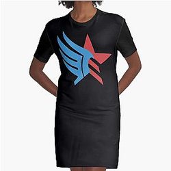 Mass Effect - Custom ParagonRenegade Design Graphic T-Shirt Dress