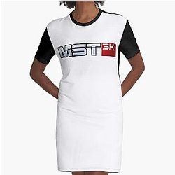 MST3K - Mass Effect   Graphic T-Shirt Dress