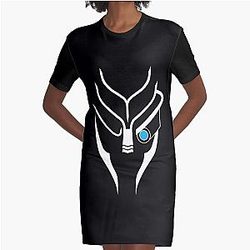 Mass Effect - Garrus (White)   Graphic T-Shirt Dress