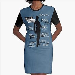 Mass Effect Liara T-Soni   Graphic T-Shirt Dress