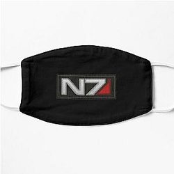 N7 Patch - Mass Effect Embroidered Patch Style Flat Mask