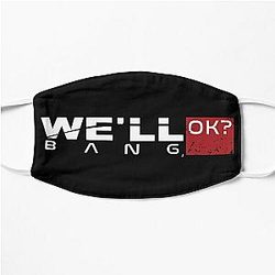 We'll bang ok mass effect meme t shirts Flat Mask