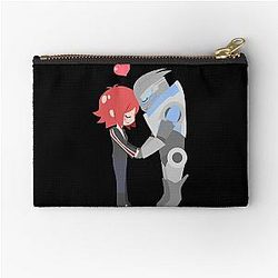Girls Love Anime And Mass Effect Shakarian Prints Awesome Move Zipper Pouch