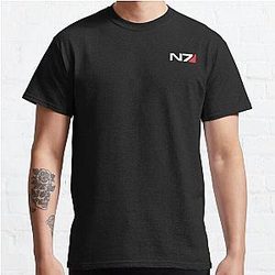Mass Effect N7 Logo - White Colour Classic T-Shirt