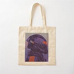 Commander Shepard from Mass Effect pop art inspired portrait Cotton Tote Bag