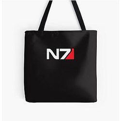 Best Seller Mass Effect N7 Merchandise Classic T-Shirt All Over Print Tote Bag