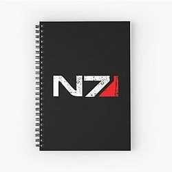 mass effect n7 Spiral Notebook