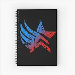 Mass Effect Paragon Renegade Distressed Spiral Notebook