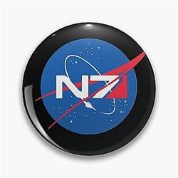 N7 NASA Mass Effect  Pin