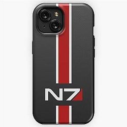N7 emblem, Mass Effect iPhone Tough Case