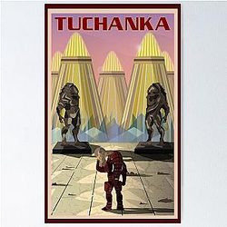 Mass Effect Tuchanka Travel Poster Fan Art Poster