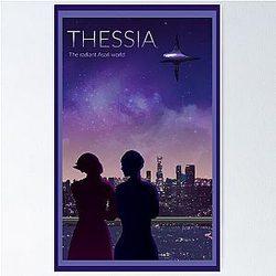 Mass Effect Thessia Travel Poster Fan Art Poster