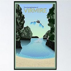 Mass Effect Virmire Travel Poster Fan Art Poster