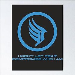 Mass Effect Commander Shepard Paragon Quote Poster