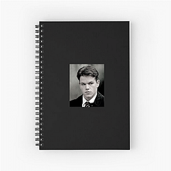 Matt Damon is a prominent Hollywood figure Matt Damon Notebook
