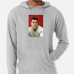 Matt Damon starred in the film The Martian Matt Damon Hoodies