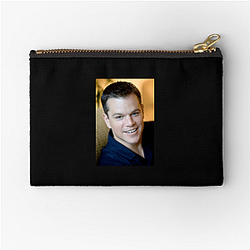 Matt Damon is known for his versatile roles Matt Damon Zipper Pouches