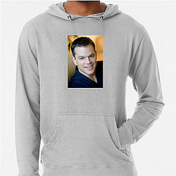 Matt Damon is known for his versatile roles Matt Damon Hoodies