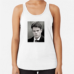 Matt Damon is a prominent Hollywood figure Matt Damon Tank Tops