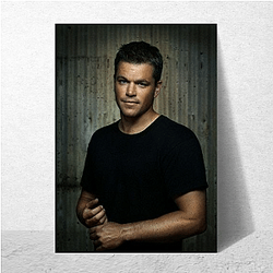 Matt Damon is known for the Bourne film series Matt Damon Posters