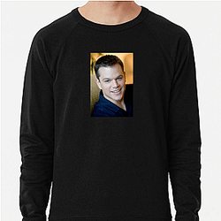 Matt Damon is known for his versatile roles Matt Damon Sweatshirts
