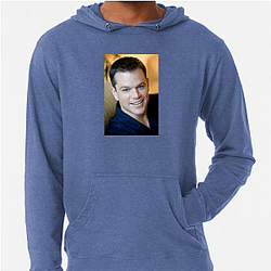 Matt Damon is known for his versatile roles Matt Damon Hoodies