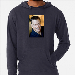 Matt Damon is known for his versatile roles Matt Damon Hoodies