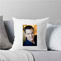 Matt Damon is known for his versatile roles Matt Damon Pillows Cover