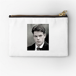 Matt Damon is a prominent Hollywood figure Matt Damon Zipper Pouches