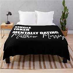 Mentally Dating Matthew Morrison Throw Blanket