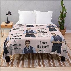 J'ai rencontré le diable une fois qu'il s'appelle Matthew Morrison Throw Blanket