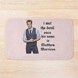J'ai rencontré le diable une fois, il s'appelle Matthew Morrison Bath Mat
