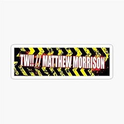 Matthew Morrison Fun Joke Sticker Magnet