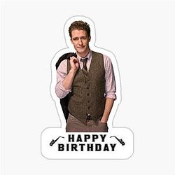 Happy Birthday Matthew Morrison Sticker